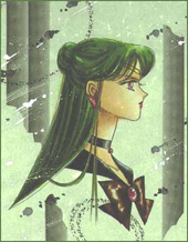 a manga profile pic of sailorpluto